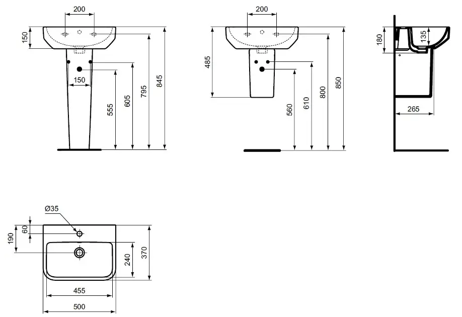 Ideal Standard - i.Life S - Mosdó - T458501 – 2. kép
