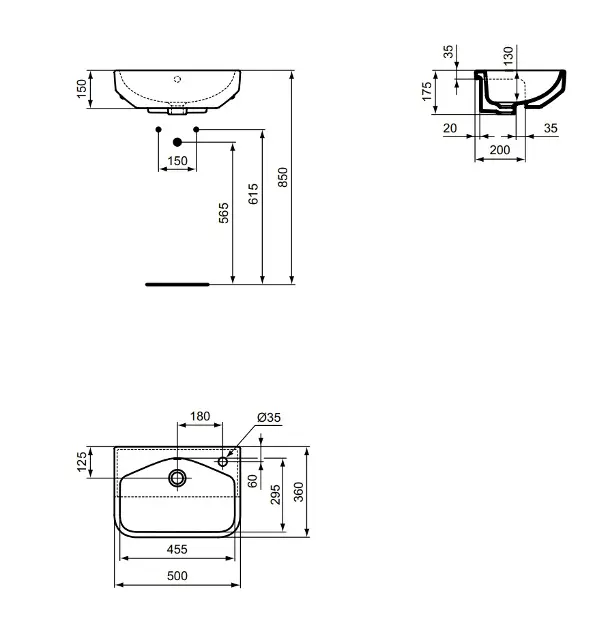 Ideal Standard - i.Life S - Mosdó - T458801 – 2. kép