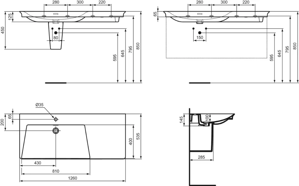 Ideal Standard - La Dolce Vita - Mosdó - E263201 – 2. kép