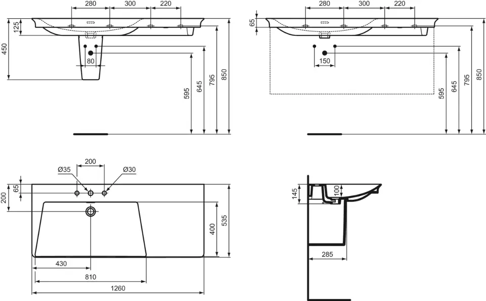Ideal Standard - La Dolce Vita - Mosdó - E269601 – 2. kép