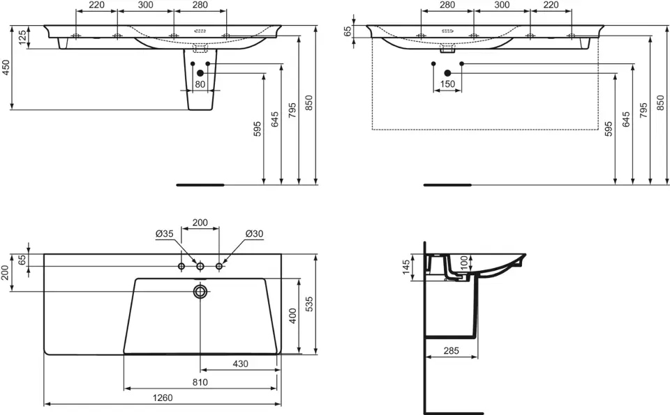 Ideal Standard - La Dolce Vita - Mosdó - E269701 – 2. kép