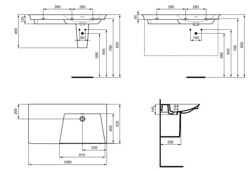 Ideal Standard - La Dolce Vita - Mosdó - E270401 – 2. kép