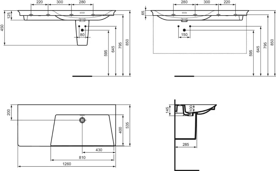 Ideal Standard - La Dolce Vita - Mosdó - E270701 – 2. kép