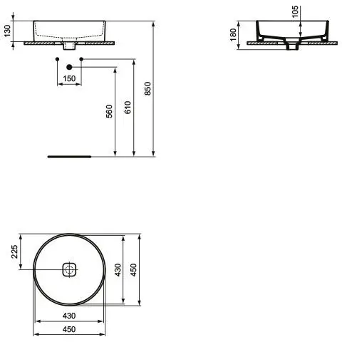 Ideal Standard - Strada II - Mosdó - T295901 – 2. kép
