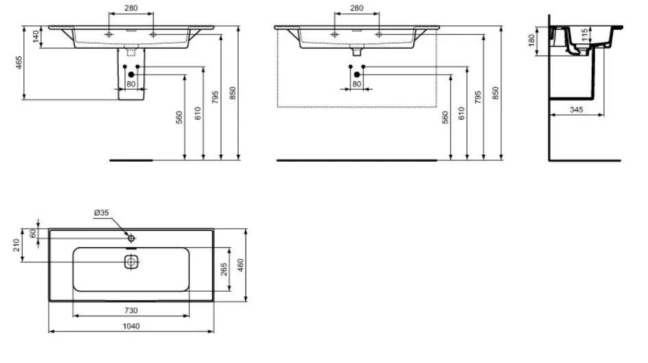 Ideal Standard - Strada II - Mosdó - T300401 – 2. kép
