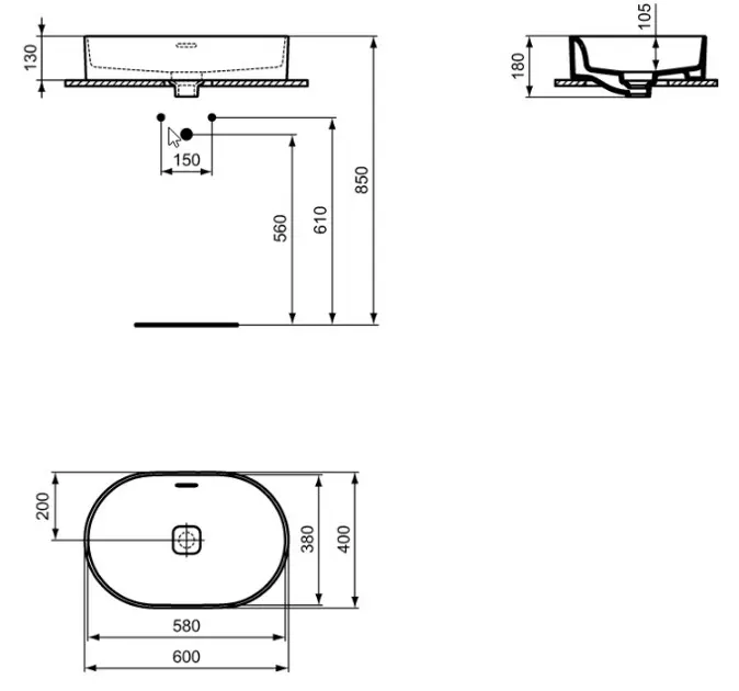 Ideal Standard - Strada II - Mosdó - T360401 – 2. kép