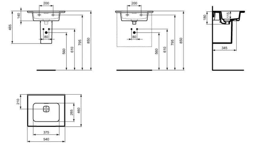 Ideal Standard - Strada II - Mosdó - T3632MA – 2. kép
