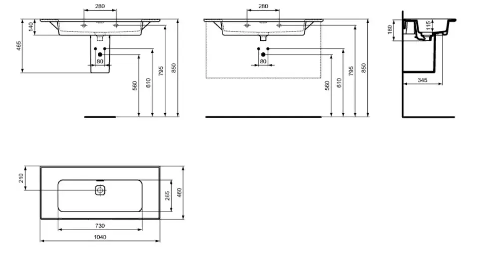 Ideal Standard - Strada II - Mosdó - T363501 – 2. kép