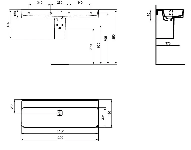 Ideal Standard - Strada II - Mosdó - T3641MA – 2. kép