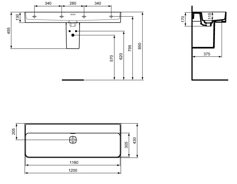 Ideal Standard - Strada II - Mosdó - T365301 – 2. kép