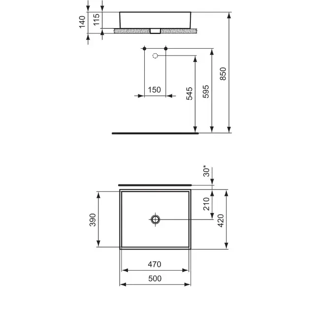 Ideal Standard - Strada - Mosdó - K0776MA – 2. kép