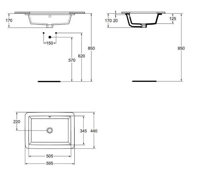 Ideal Standard - Strada - Mosdó - K077901 – 2. kép