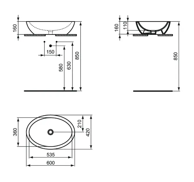 Ideal Standard - Strada - Mosdó - K0784V3 – 2. kép