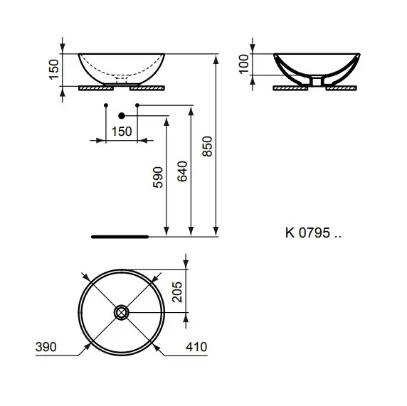 Ideal Standard - Strada - Mosdó - K0795V3 – 2. kép