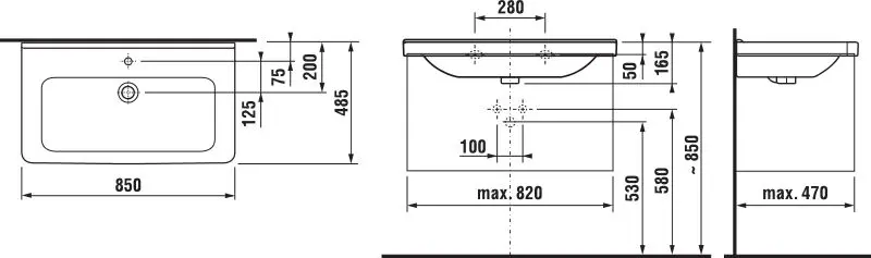 Jika - Cubito - Mosdó - H8104260001041 – 2. kép