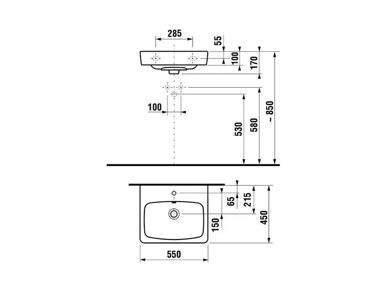 Jika - Lyra plus - Mosdó - H8103810001041 – 2. kép
