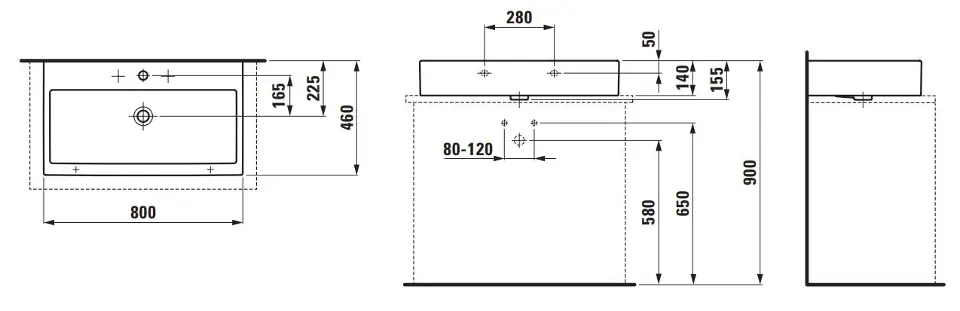 Laufen - Living - Mosdó - H8174370001091 – 2. kép