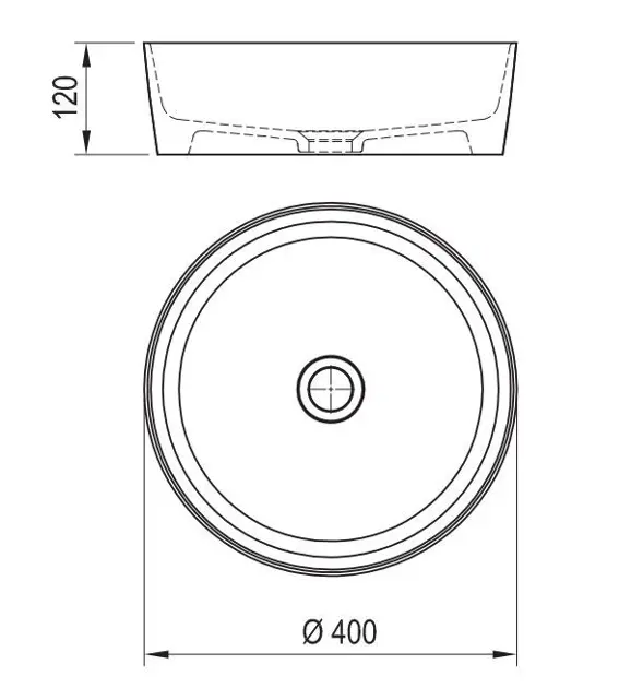 Ravak - UNI - Mosdó - XJX01140002 – 2. kép
