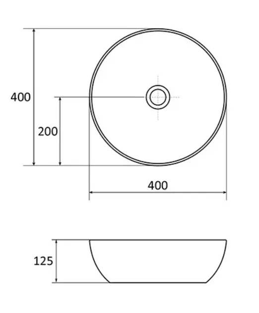 Ravak - UNI - Mosdó - XJX01140003 – 2. kép
