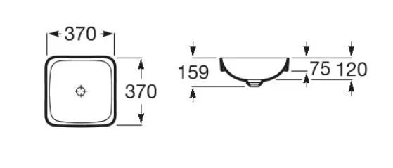 Roca - Inspira - Mosdó - A32753R000 – 2. kép