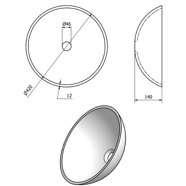 Sapho - Beauty - Mosdó - 2501-22 – 2. kép