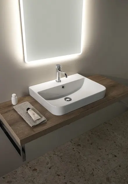 Sapho - Isvea Sott Aqua - Mosdó - 10SQ50057 – 3. kép