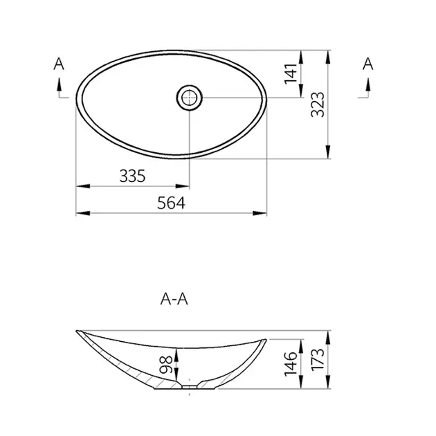 Sapho - Rosseta - Mosdó - RS564 – 2. kép