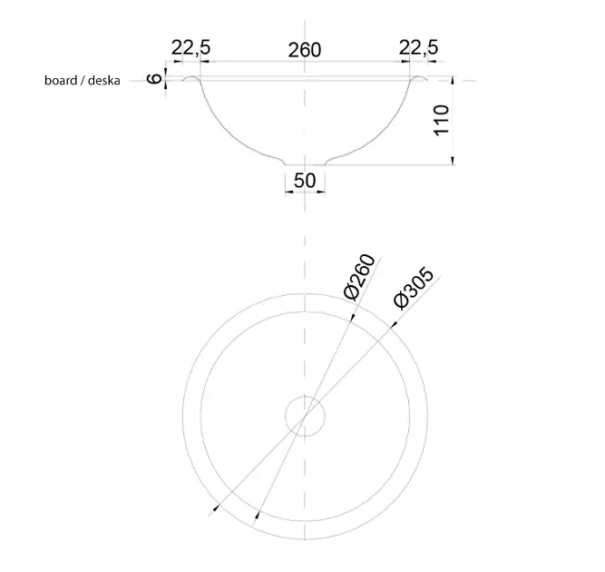 Sapho - Stainless steel basins - Mosdó - 13028.B – 2. kép