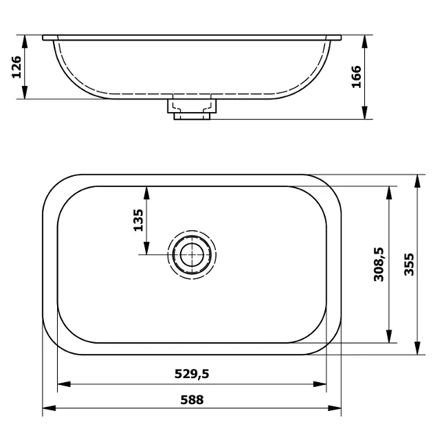 Sapho - Washbasins - Mosdó - IM540 – 2. kép