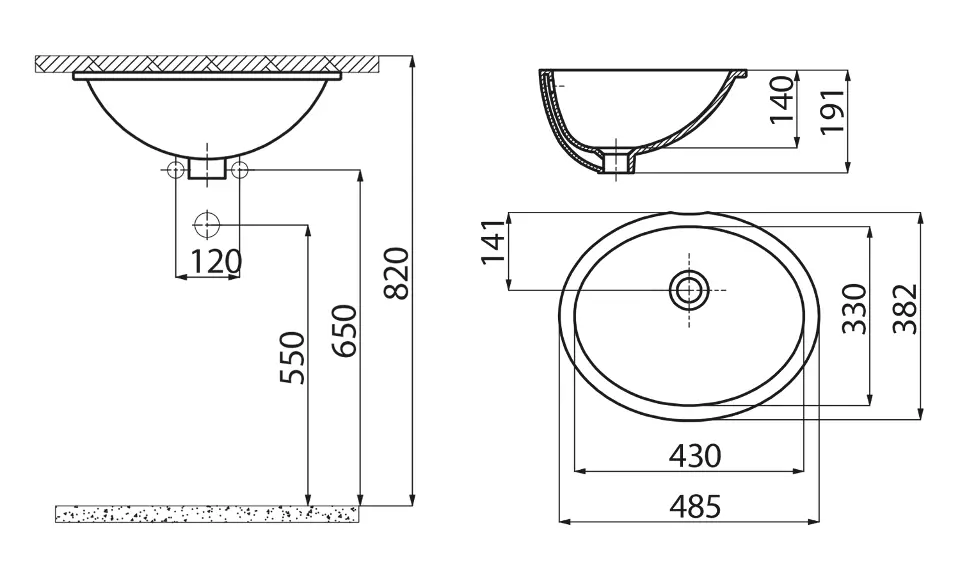 Sapho - Washbasins - Mosdó - TP211 – 2. kép