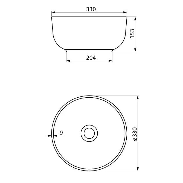 Sapho - Washbasins - Mosdó - TU0077 – 2. kép