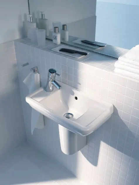 Duravit - Starck 3 - Mosdóláb és szifontakaró - 08651700001 – 4. kép