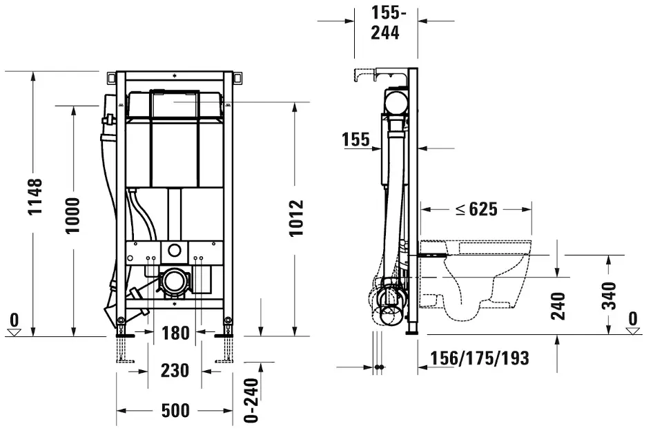 Duravit - DuraSystem - Rejtett tartályok - WD1014000000 – 2. kép