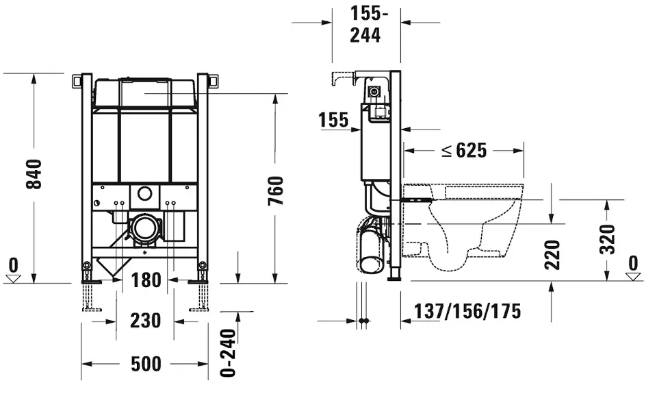 Duravit - DuraSystem - Rejtett tartályok - WD1016000000 – 2. kép