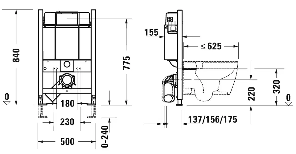 Duravit - DuraSystem - Rejtett tartályok - WD1017000000 – 2. kép