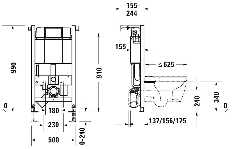 Duravit - DuraSystem - Rejtett tartályok - WD1018000000 – 2. kép
