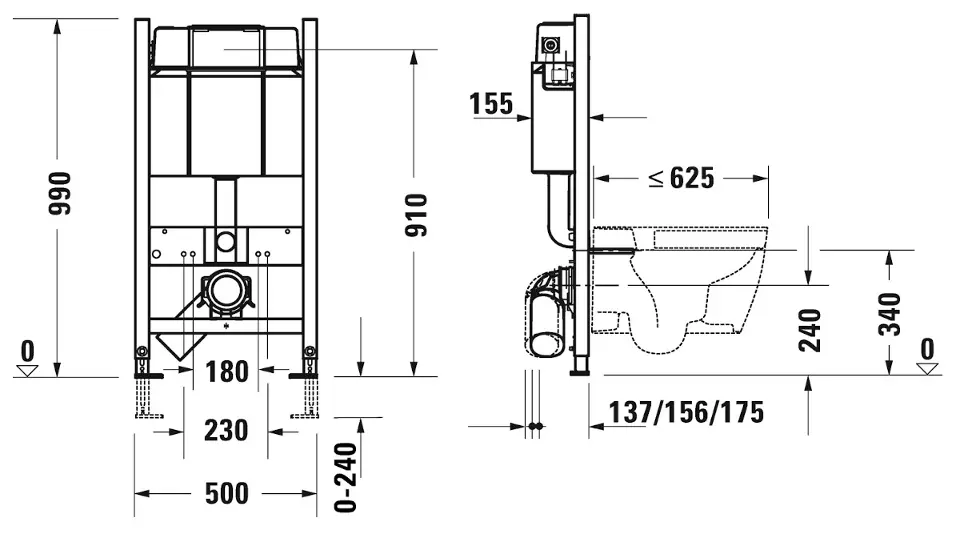 Duravit - DuraSystem - Rejtett tartályok - WD1019000000 – 2. kép