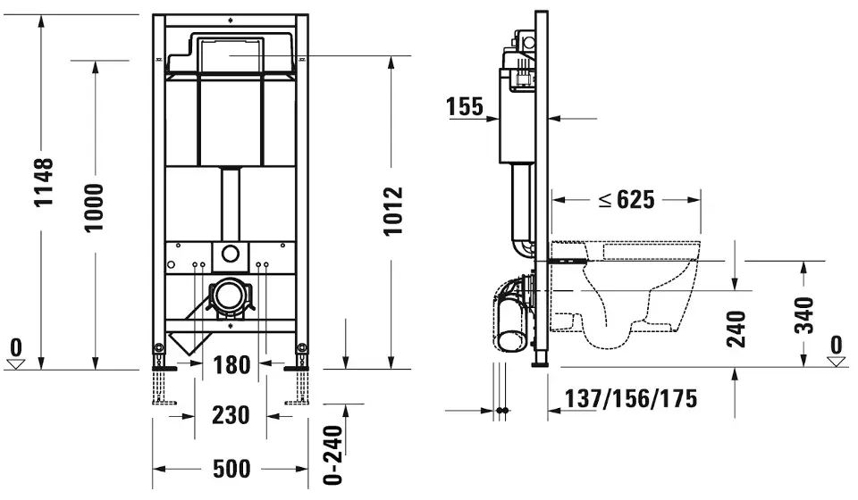 Duravit - DuraSystem - Rejtett tartályok - WD1020000000 – 2. kép