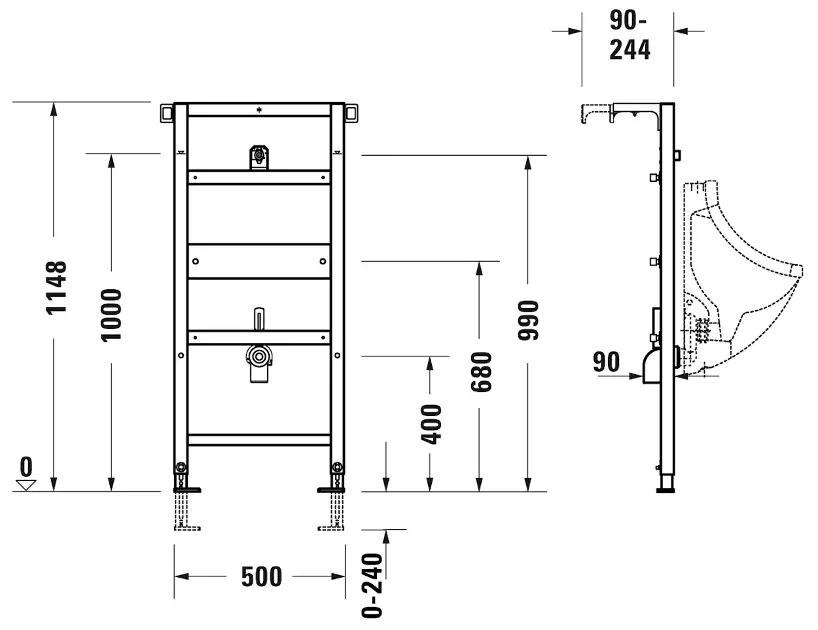 Duravit - DuraSystem - Rejtett tartályok - WD3003000000 – 2. kép