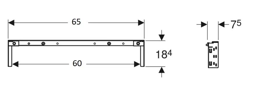 Geberit - Duofix - Rejtett tartályok - 111.041.00.1 – 2. kép