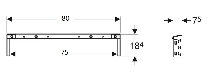 Geberit - Duofix - Rejtett tartályok - 111.042.00.1 – 2. kép