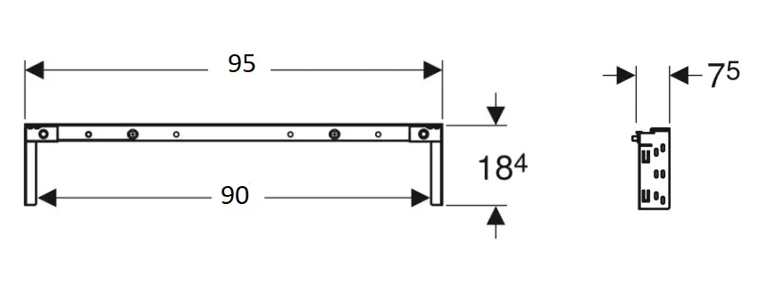 Geberit - Duofix - Rejtett tartályok - 111.043.00.1 – 2. kép