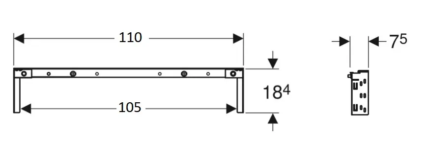 Geberit - Duofix - Rejtett tartályok - 111.044.00.1 – 2. kép