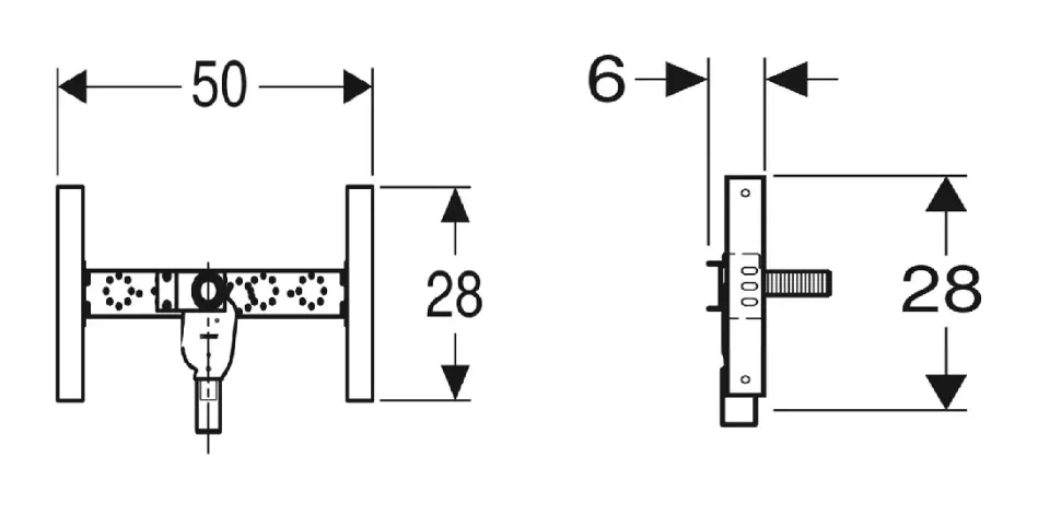 Geberit - Duofix - Rejtett tartályok - 111.778.00.2 – 2. kép