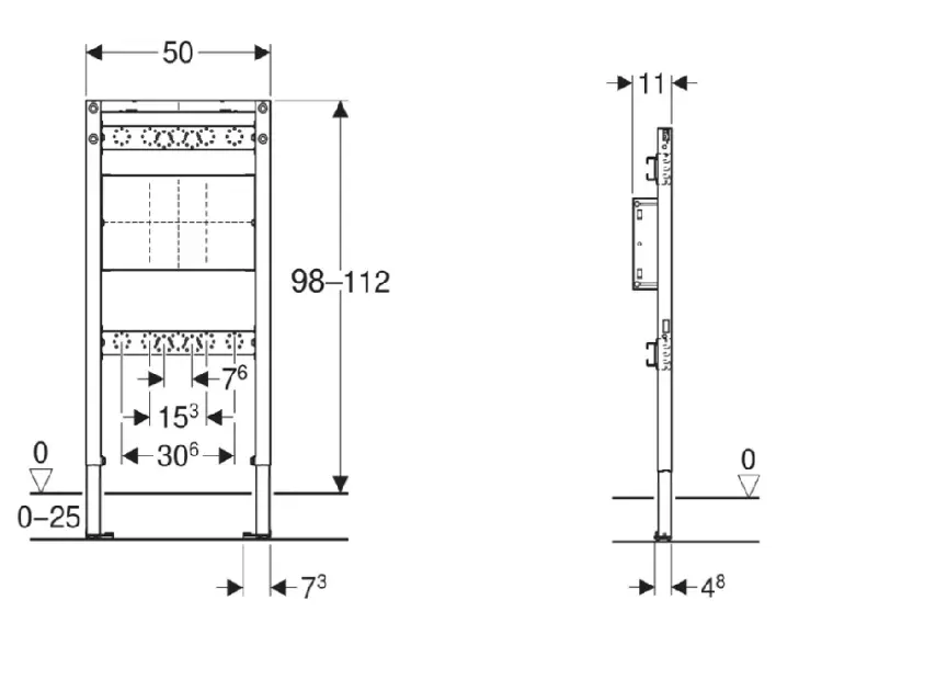Geberit - Duofix - Rejtett tartályok - 111.780.00.2 – 2. kép