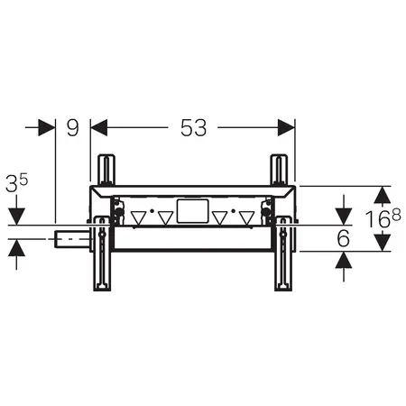 Geberit - Kombifix - Rejtett tartályok - 457.536.00.1 – 2. kép