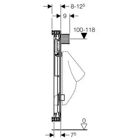 Geberit - Kombifix - Rejtett tartályok - 457.611.00.1 – 3. kép