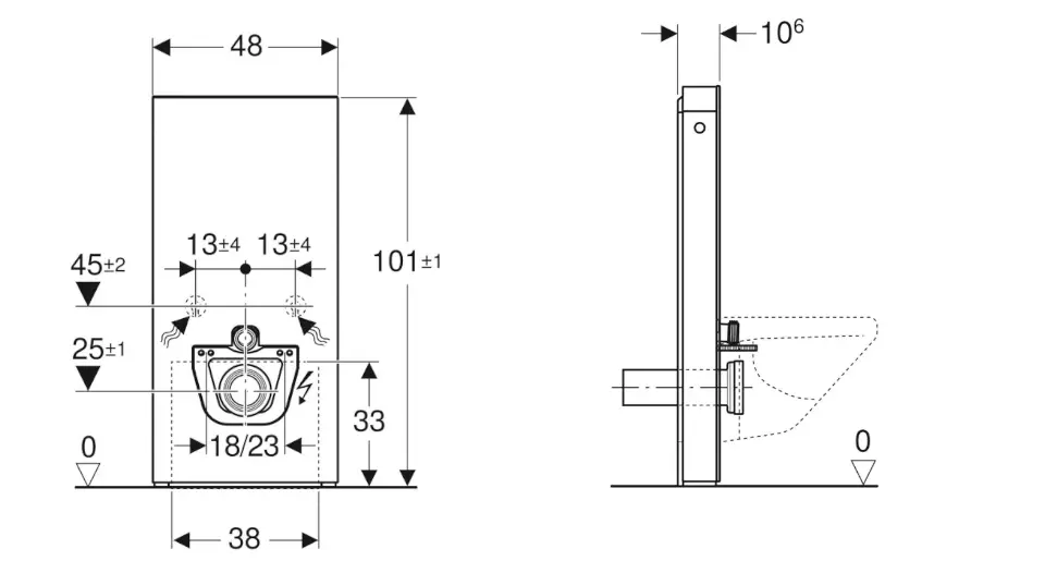 Geberit - Monolith Plus - Rejtett tartályok - 131.221.JV.7 – 2. kép