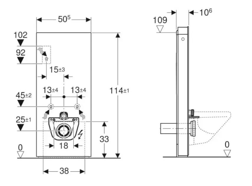 Geberit - Monolith Plus - Rejtett tartályok - 131.231.SJ.7 – 2. kép