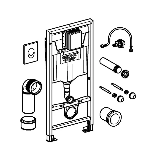 Grohe - Rapid SL - Rejtett tartályok - 38763001 – 3. kép